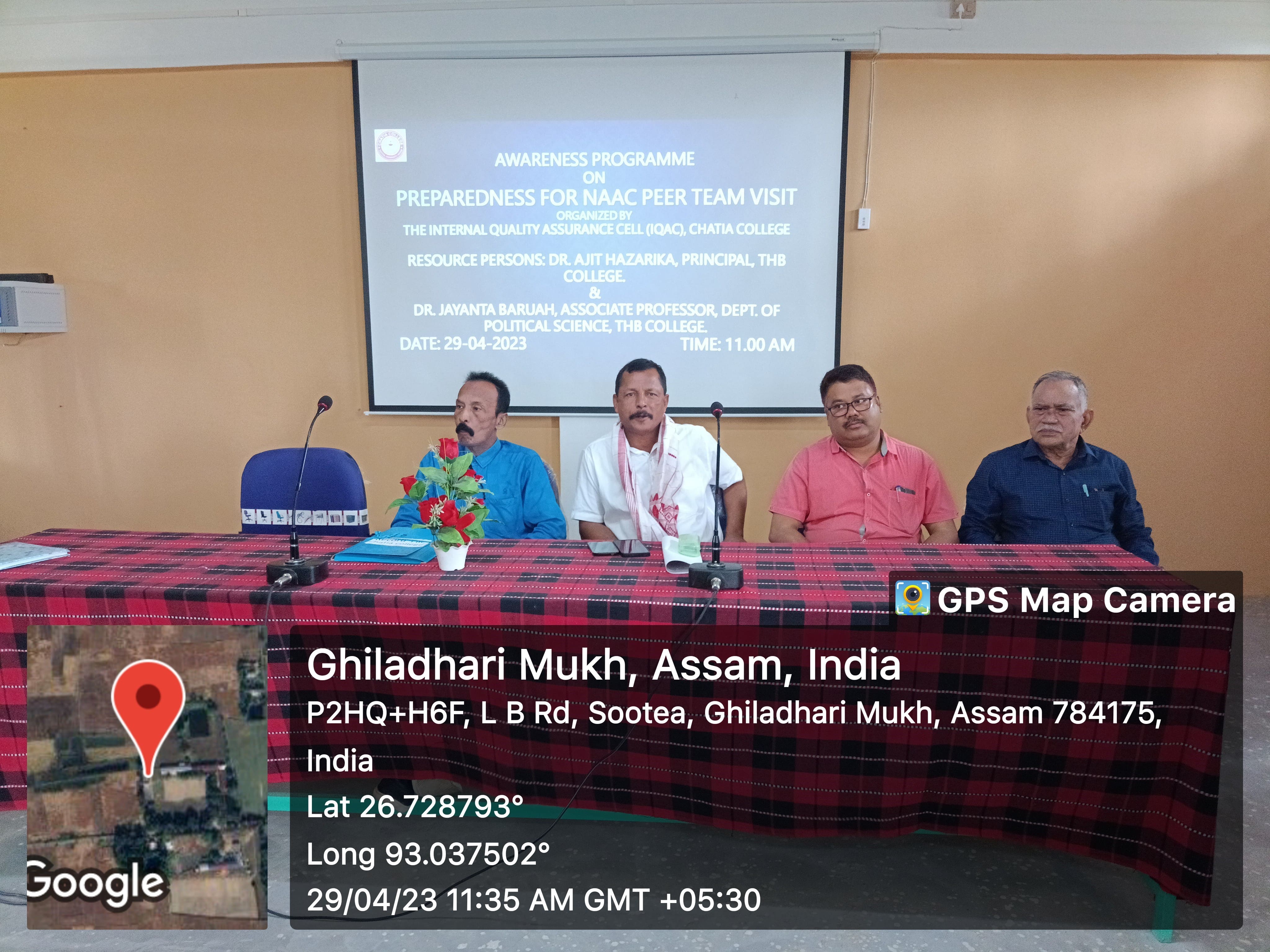 Awareness Programme on "Preparedness for NAAC Peer Team Visit"